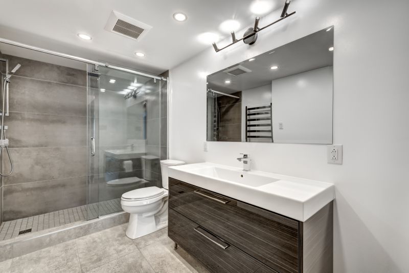 Bathroom with smart technology